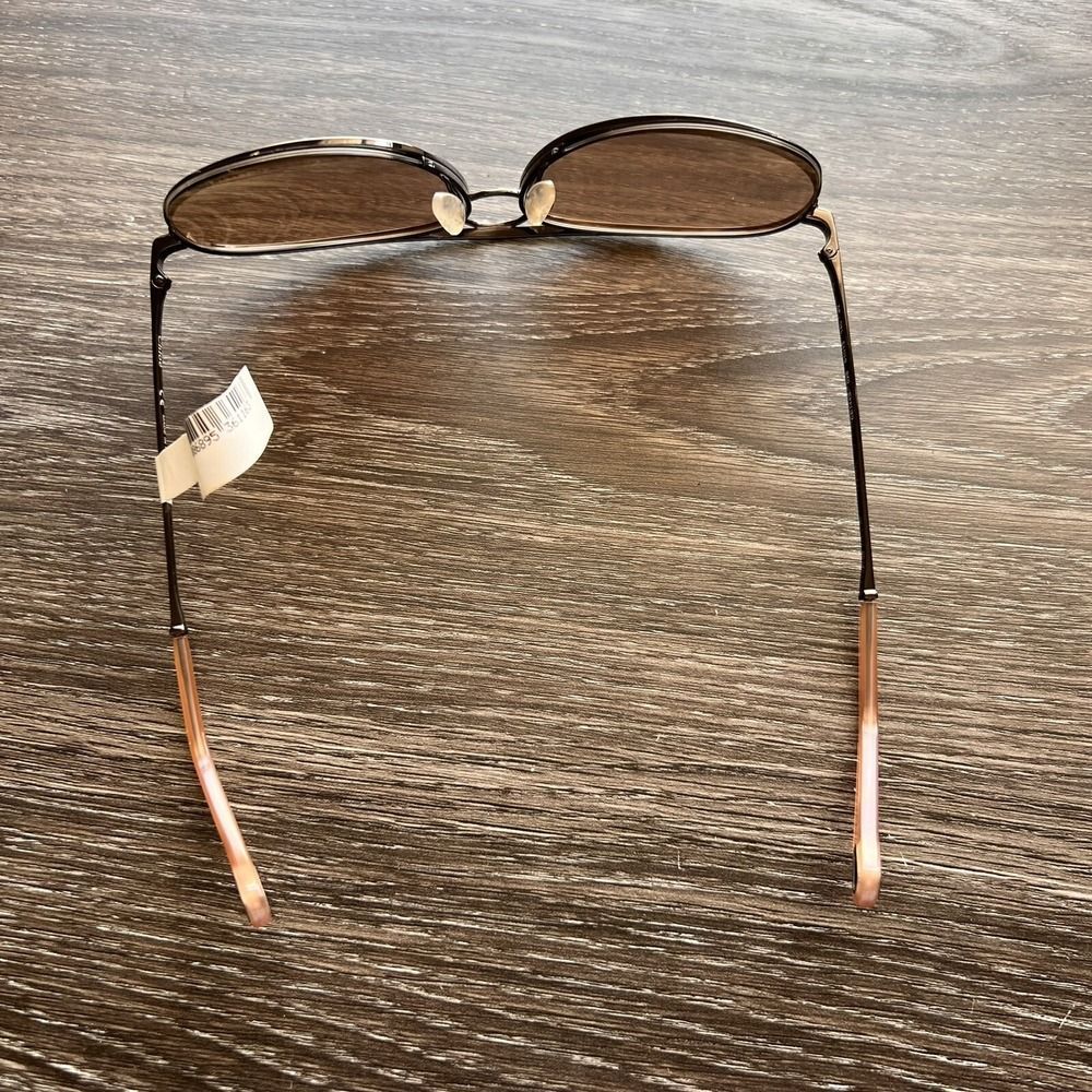 Chloe Romie Aviator Sunglasses Dark Nickel/Nickel 61MM - Picture 16 of 16